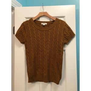 Forever 21 Gold “Sweater” Tee